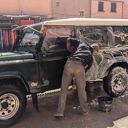 Einmal einseifen bitte