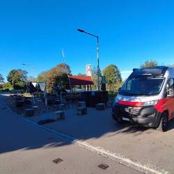 Übernachtungsplatz beim Stegmühle Wirt