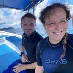 Nach dem 1. Tauchgang