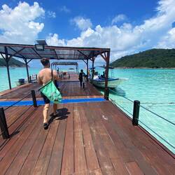 Auf dem Weg zum Tauchen 🤿