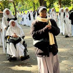 Der Beginn der Prozession