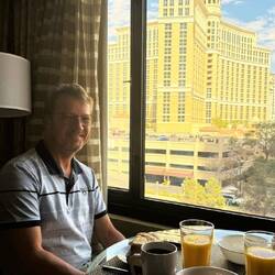 unsere Aussicht vom Hotel "Jockey Club"