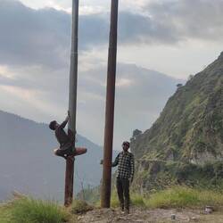 Neuanstrich Telefonmast ohne Pinsel