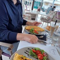 Das war dann früh in Novalia - Frühstück ganz klasse !