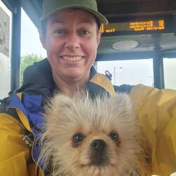 Leo had his first bus ride on the way back from Just For Pets. He loved it!