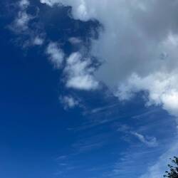 Blue sky in the afternoon