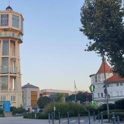 Das Wahrzeichen, der Wasserturm.