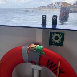 Eine kleine Bootsfahrt über die Kieler Förde (für Sabine: deutscher Fjord (Eiszeit😉)).