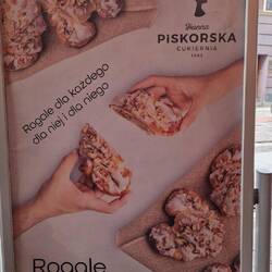 De door de EU gecertificeerde Poznan lekkernij Rogale