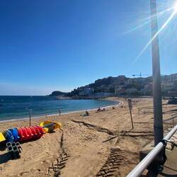 Houses built into the hills