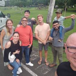 Besuch in der Kirche von unseren neuen Schweizer Freunden