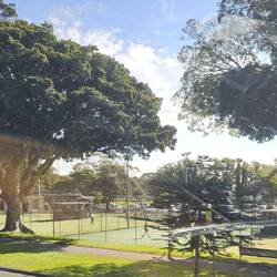Happy to see public tennis courts!