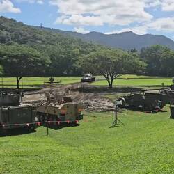 What was cool is all the vehicles were running !