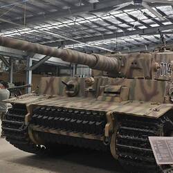 This German tank was re assembled from the remains of 6 destroyed tanks.