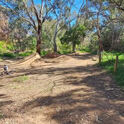 BMX track near the trail