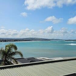 Arrived in Victor Harbor: view from our room