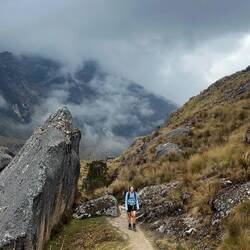 Los geht der Aufstieg auf 4750m