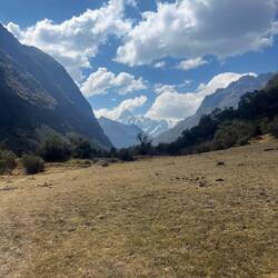 Bei bestem Ausblick Wandern