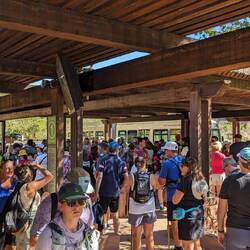 Nicht alleine in den Shuttle