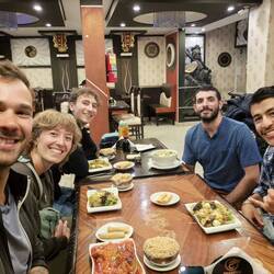 Abendessen der Crew 😎