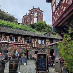 Restaurant we ate lunch at in Bacharach