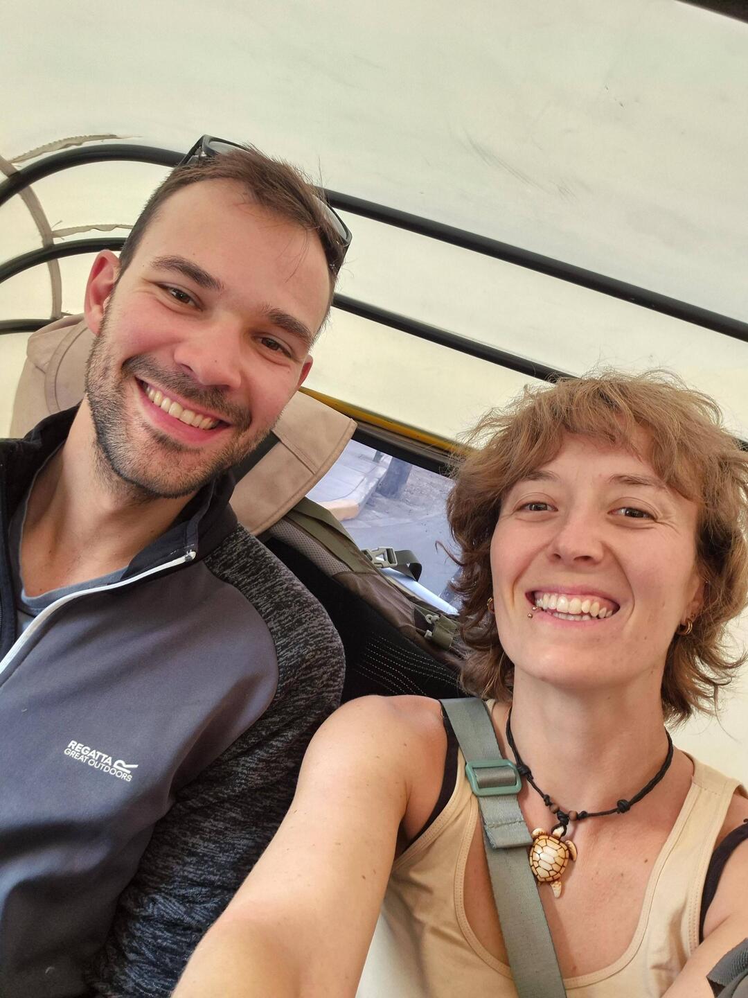 Tuktukfahrt mit unserem gesamten Gepäck
