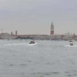 Die Einfahrt von Venedig