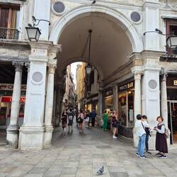 Merceria Orologio , der Durchgang am Torre dell' Orologio