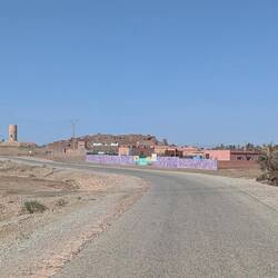 Bunt bemalt ein Kindergarten