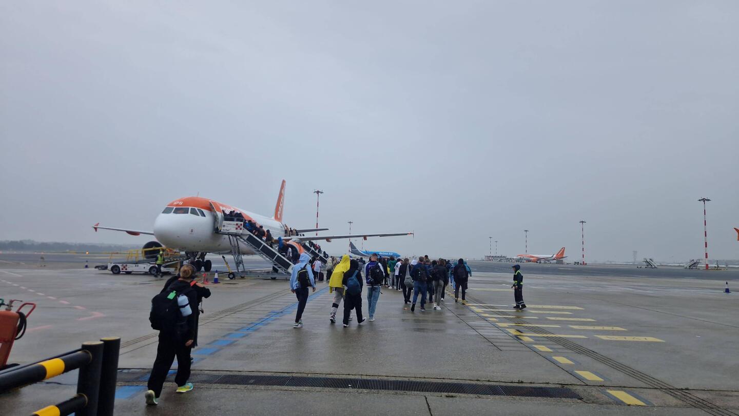 Der Flieger ist da, Zeit zum einsteigen
