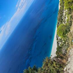 Egremni Beach from the high road