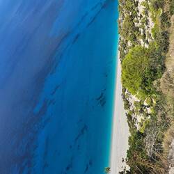 Egremni Beach from the high road