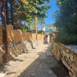 The well worn walkway from our accommodation to the town centre and the beach
