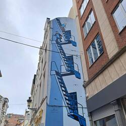 Tim und Struppi Street Art