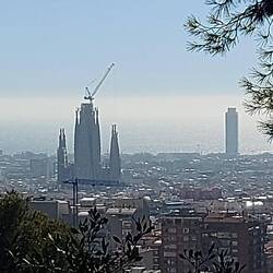 From a Parc Guell viewpoint