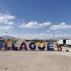 Grenzort auf der chilenischen Seite