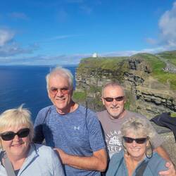 Obrians Tower behind us.