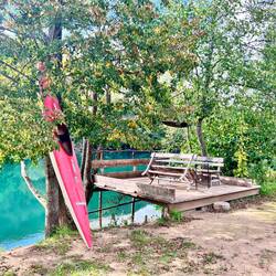 Wieder direkt an der Una