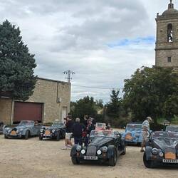 Lovely collection of Morgans, most UK registered although 2 or 3 were on foreign plates