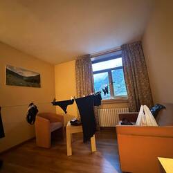 Heute ist wieder mal Waschtag. Im Improvisieren sind wir schon mal top