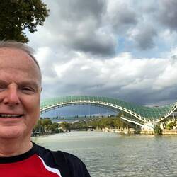 Bridge of Peace over the River Kura