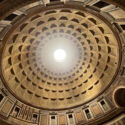 The dome of Florence cathedral and even San Peter's were modeled after this Dome. 1 century AD
