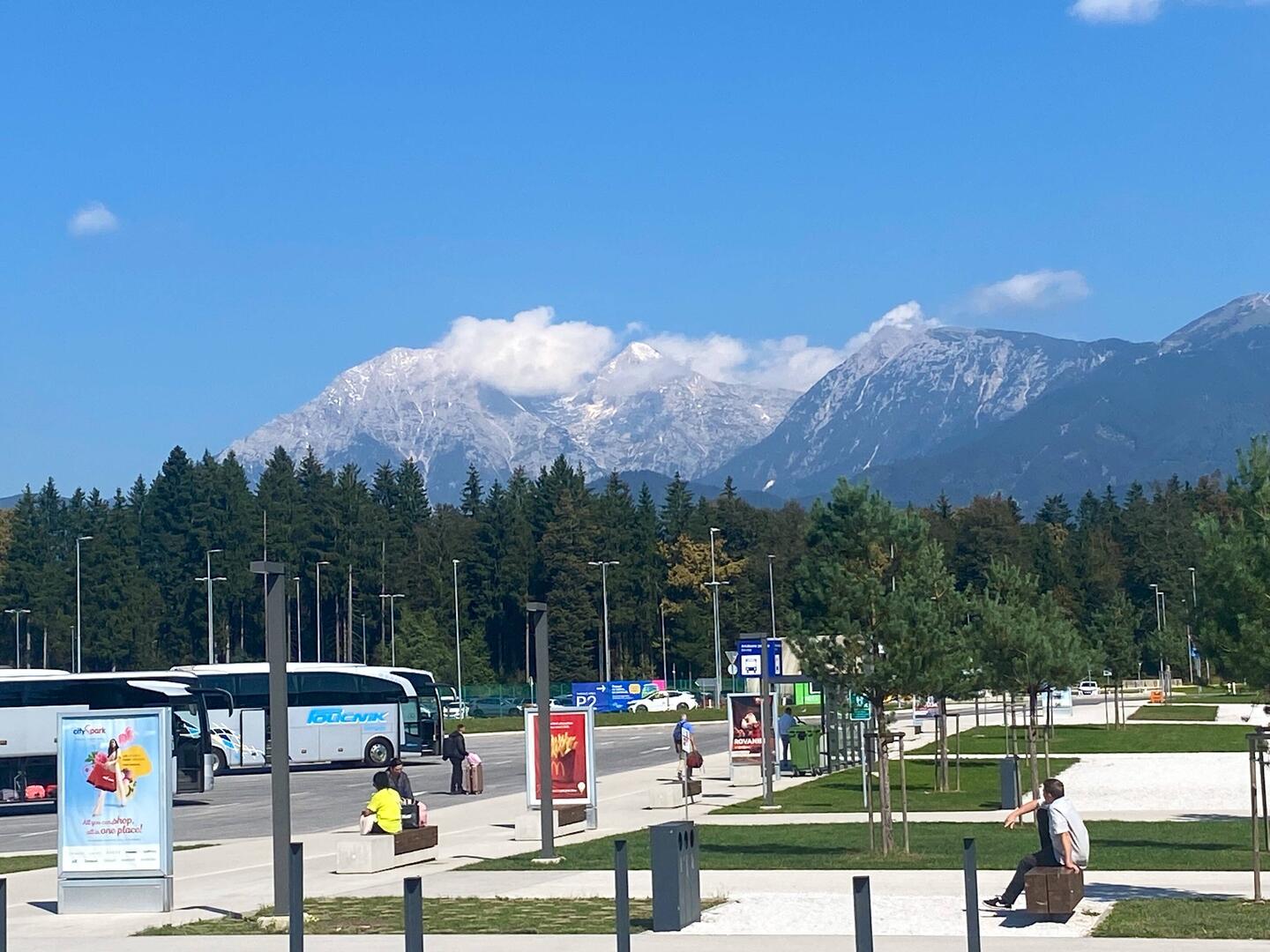 Capital city airport. Quiet; easy to get around and great views.