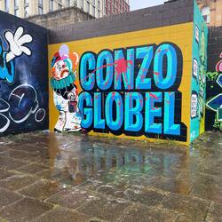 Experimental area for street art