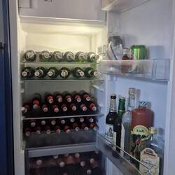 Der Kühlschrank ist vorbereitet