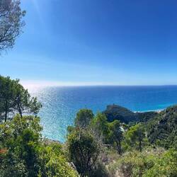 Heute wieder Aktivurlaub mit Coast Trail nach Noli
