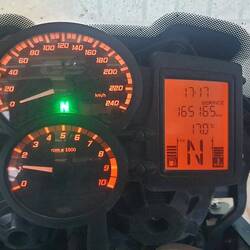 Tachostand bei Ende der Reise