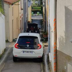 Extrem enge Gassen. Gut, dass Balù nicht dabei ist