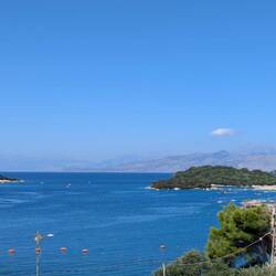 Ksamil - Blick vom Balkon