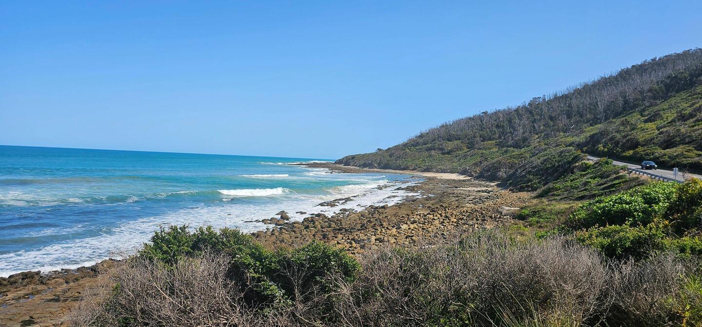 Unmarked roadside stop